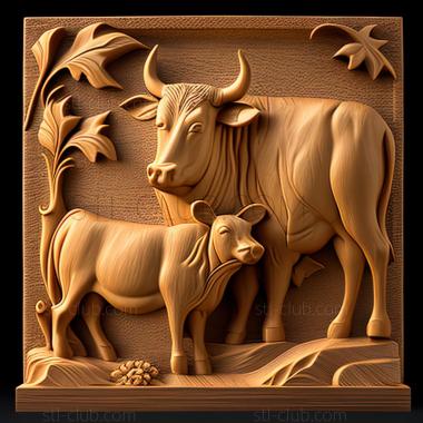 3D model st oxen (STL)